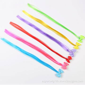 Fashion Kids Hair Accessories Crab Claw Clip in Synthetic Hair Extensions Clip in Braided Extensions Hair